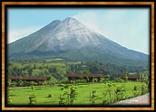 View of Arenal Volcano from Montana de Fuego Hotel
